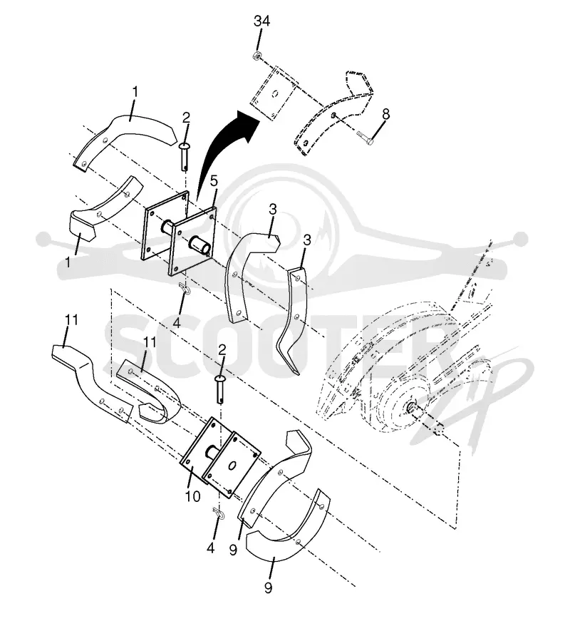 TINE ASSEMBLY