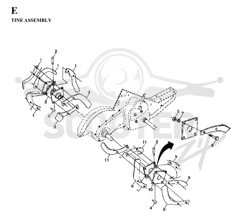 TINE ASSEMBLY