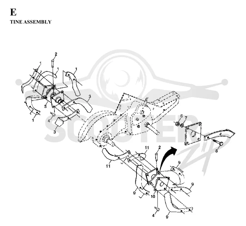 TINE ASSEMBLY