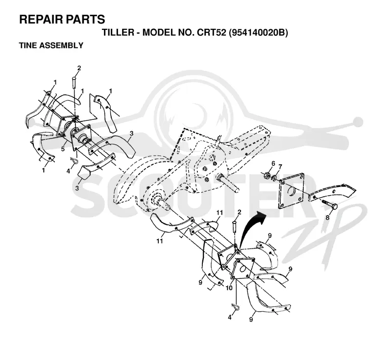 TINE ASSEMBLY