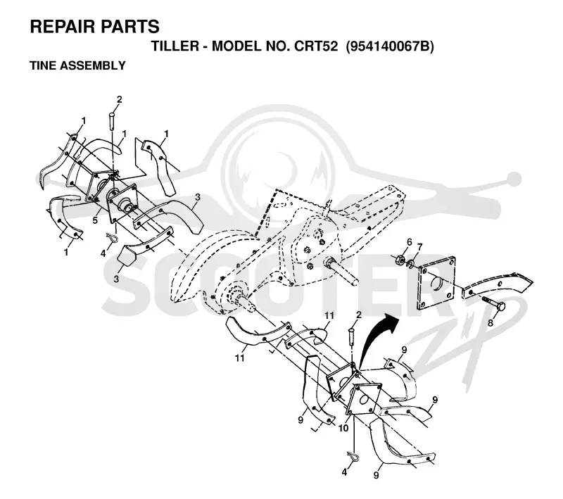 TINE ASSEMBLY