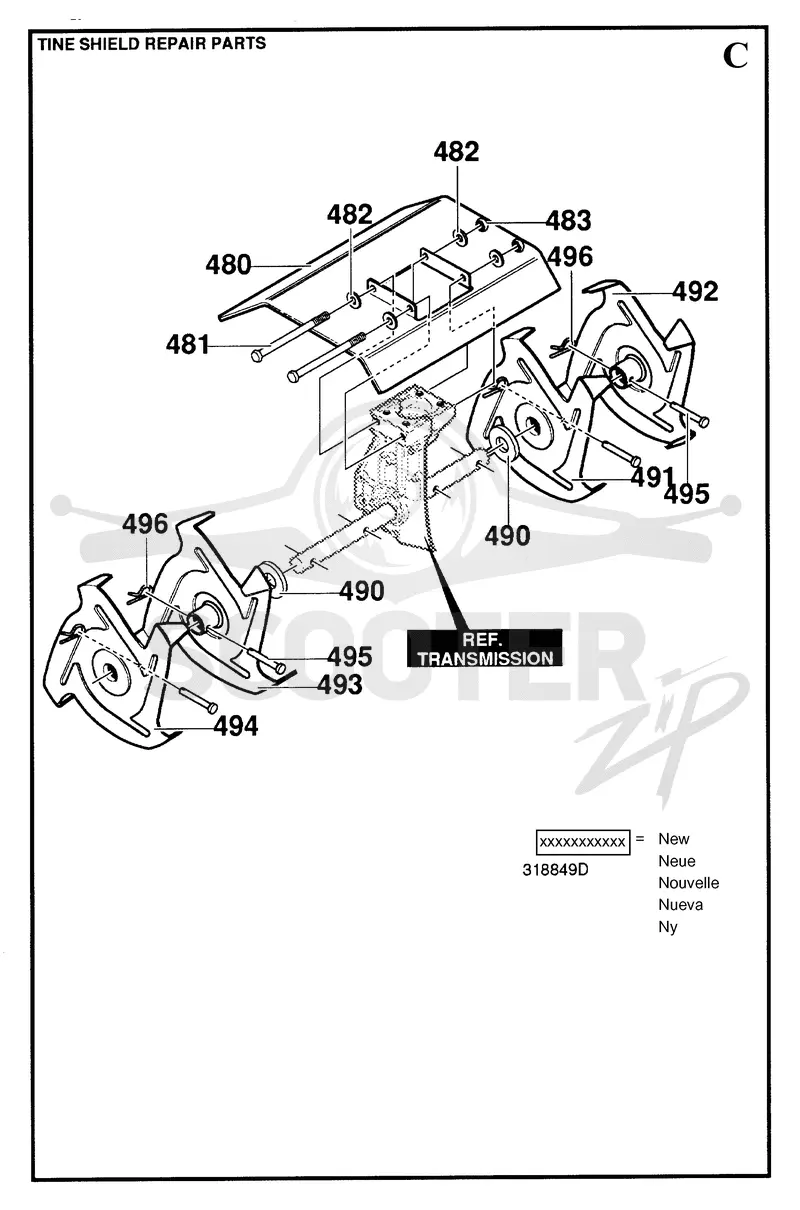 TINE ASSEMBLY