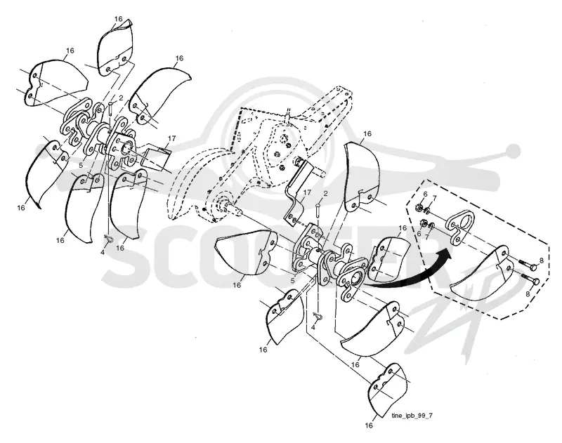 TINE ASSEMBLY