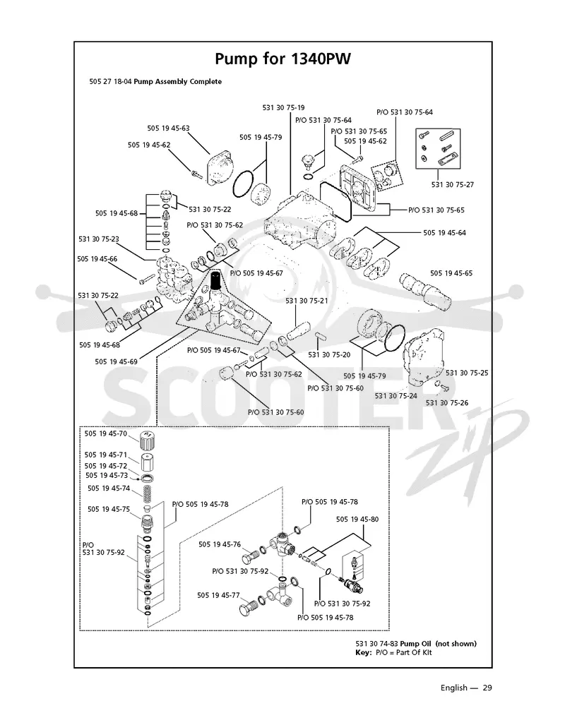 HYDRAULIC PUMP - MOTOR