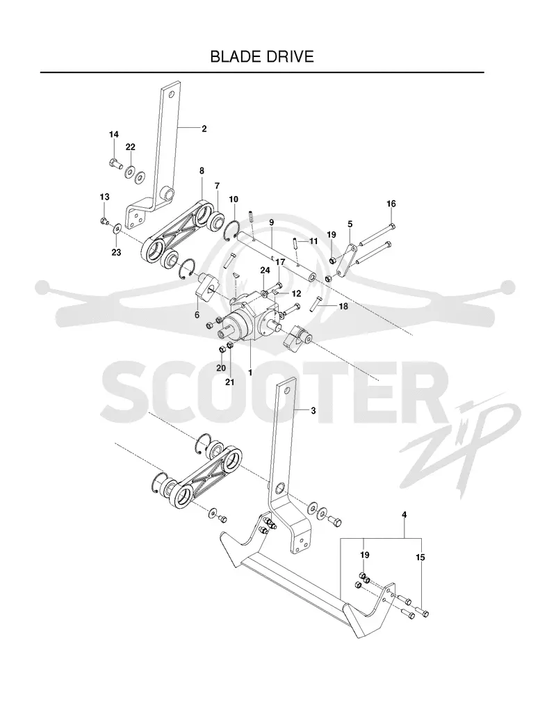 BLADE DRIVE & DEPTH CONTROL