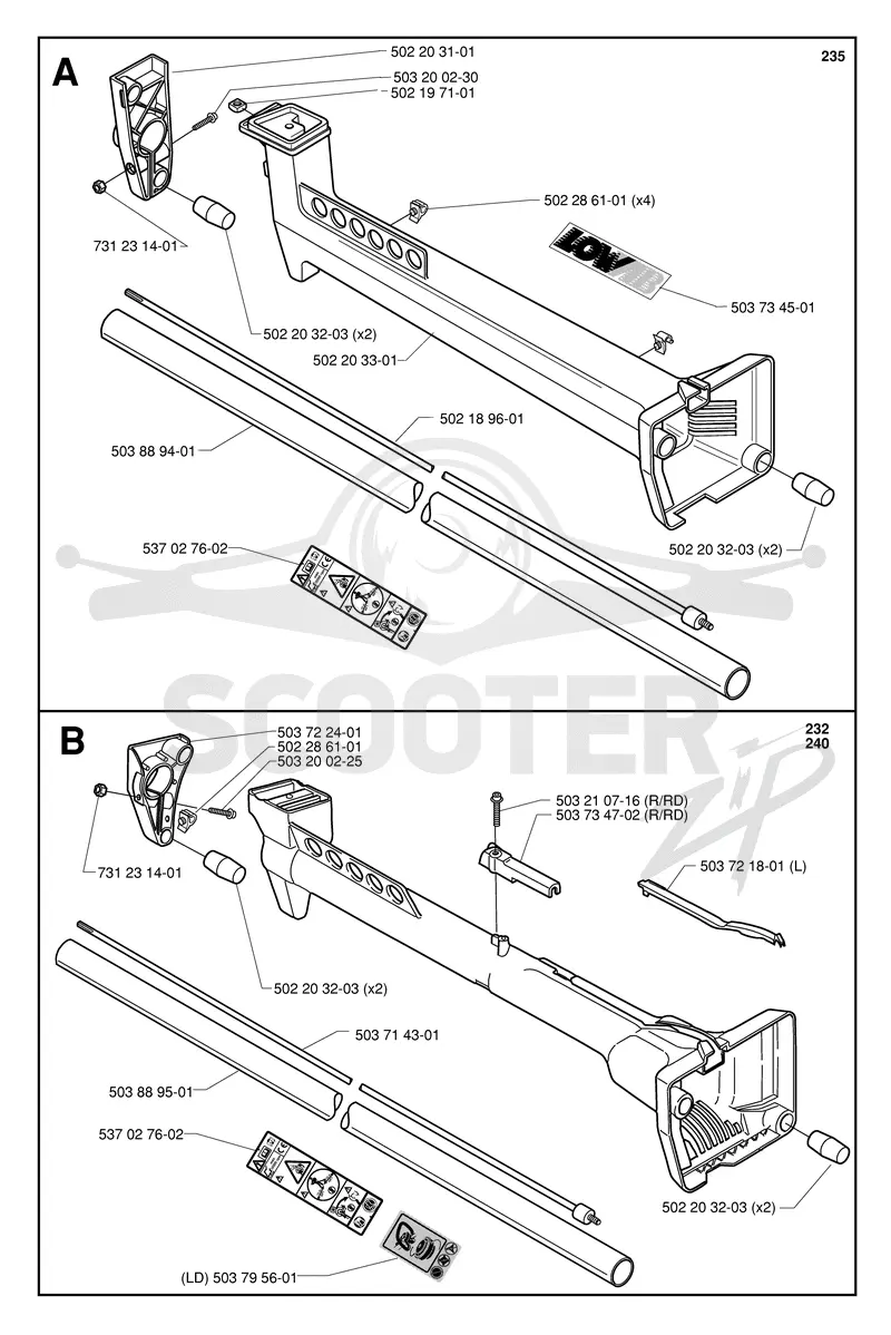 SHAFT & HANDLE