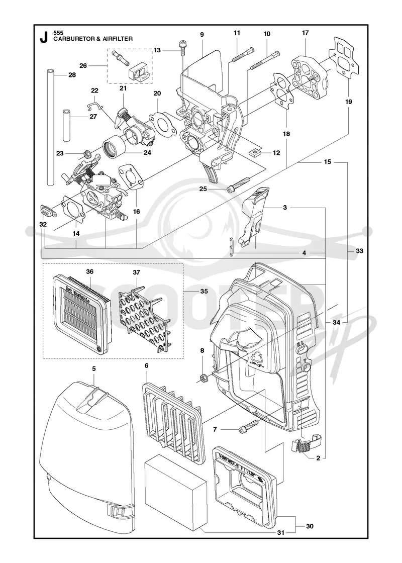 CARBURETOR & AIR FILTER