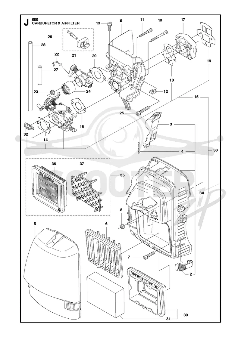 CARBURETOR & AIR FILTER