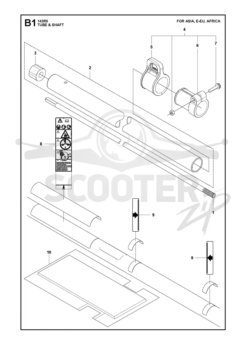 TUBE & SHAFT for Asia, E-EU, Africa
