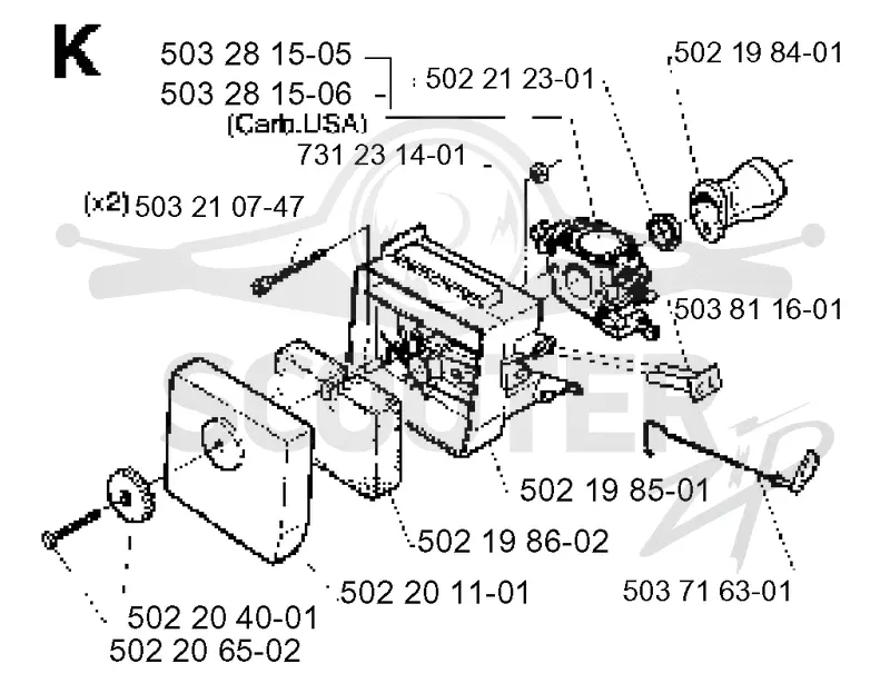 CARBURETOR & AIR FILTER