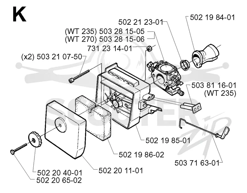 CARBURETOR & AIR FILTER