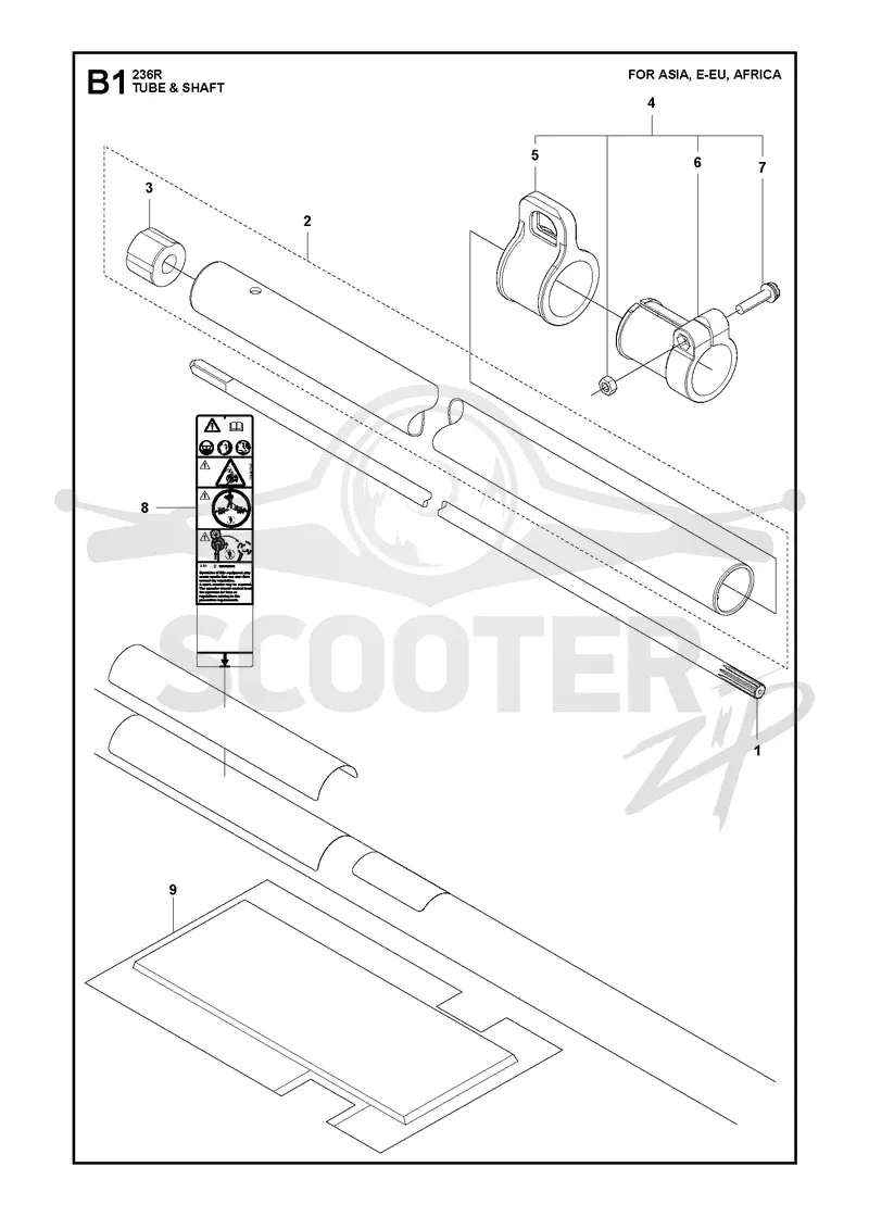 TUBE & SHAFT for Asia, E-EU, Africa