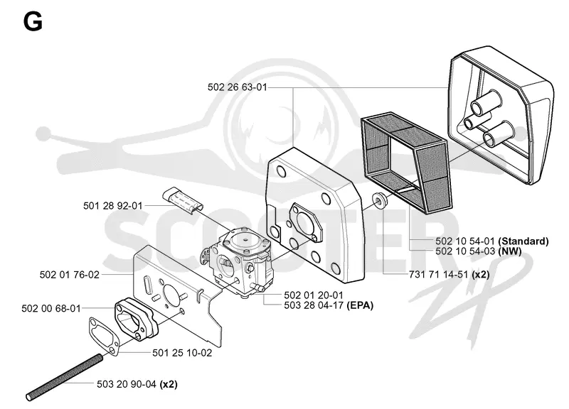 CARBURETOR & AIR FILTER