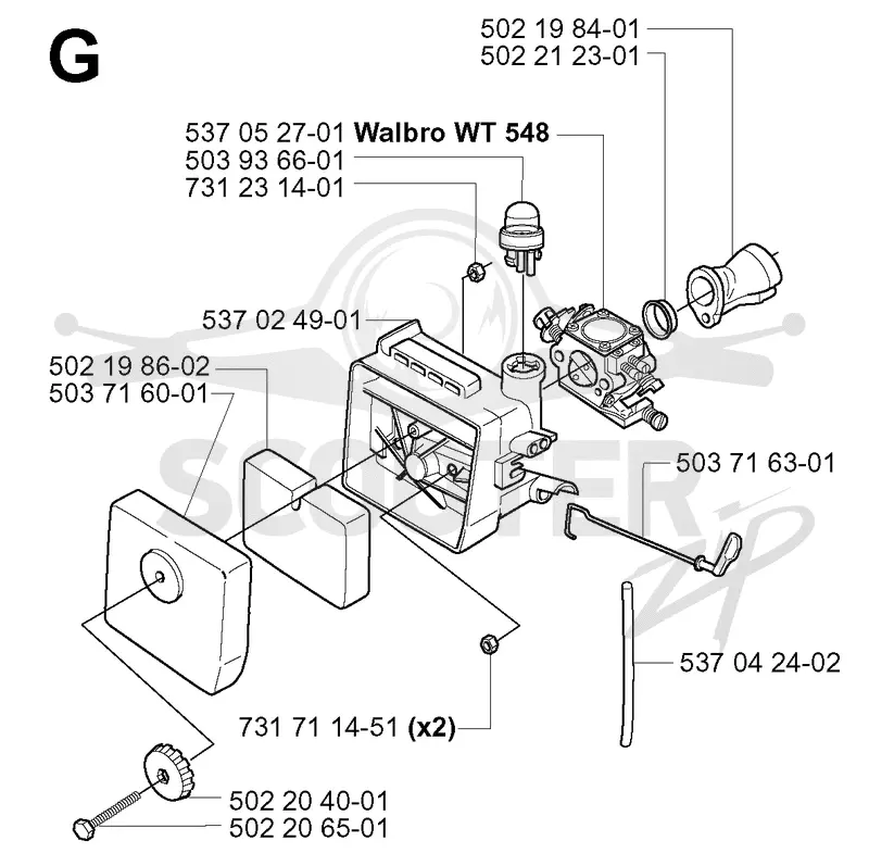 CARBURETOR & AIR FILTER