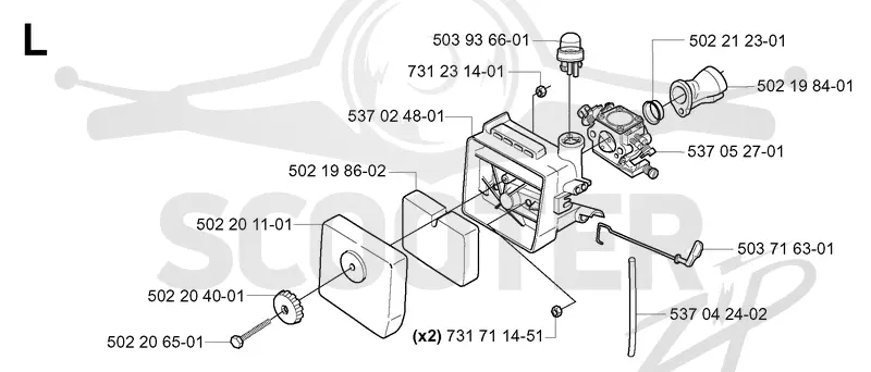 CARBURETOR & AIR FILTER