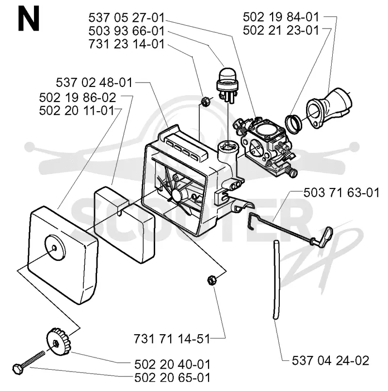 CARBURETOR & AIR FILTER