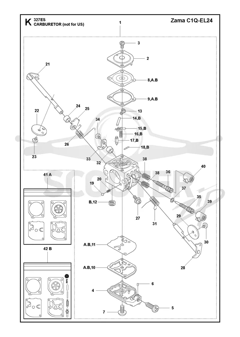 CARBURETOR, NOT FOR US
