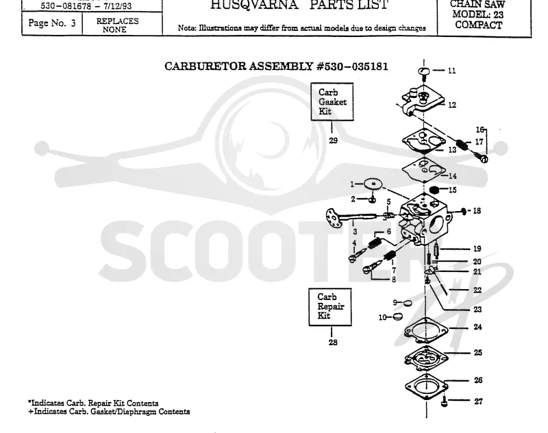 CARBURETOR DETAILS