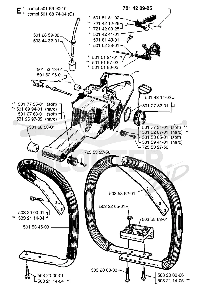 FUEL TANK & HANDLE