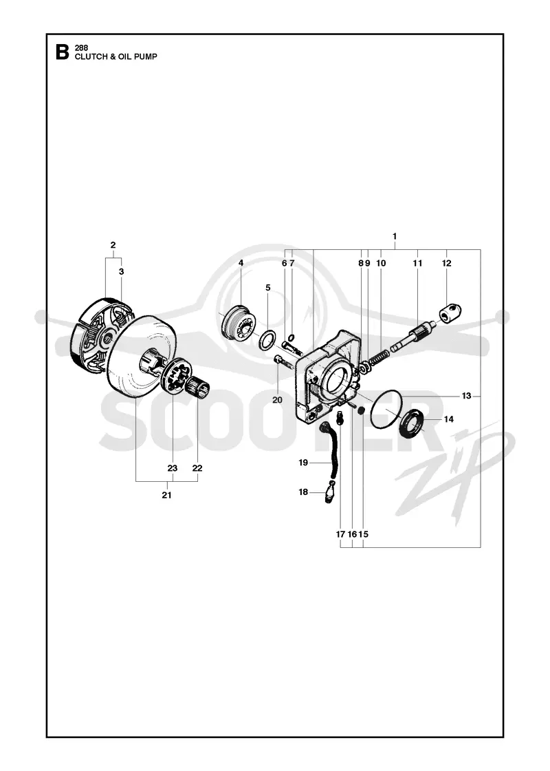 CLUTCH & OIL PUMP