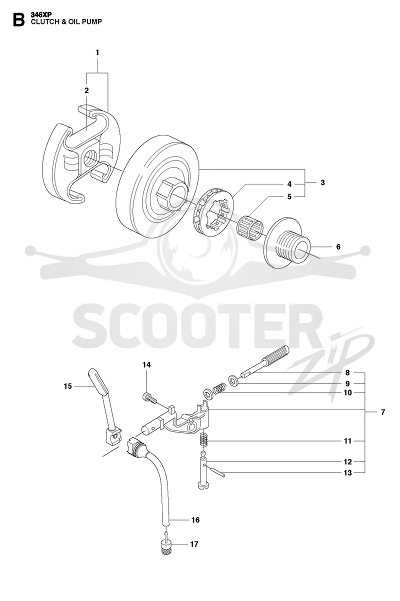 CLUTCH & OIL PUMP