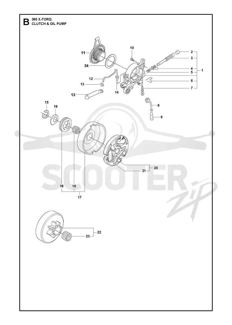 CLUTCH & OIL PUMP