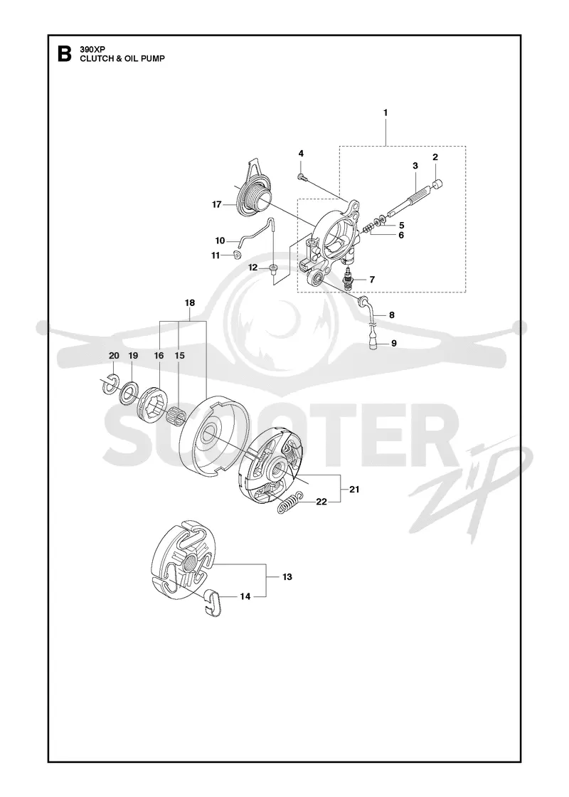 CLUTCH & OIL PUMP