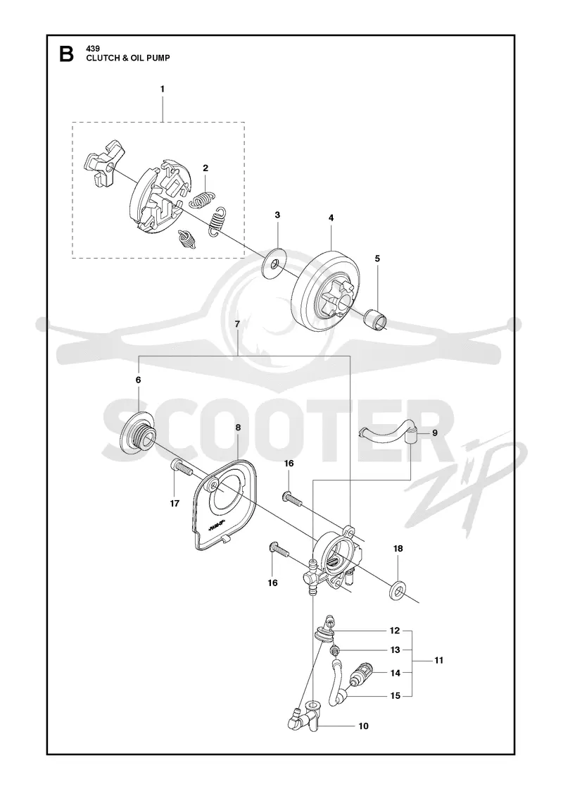 CLUTCH & OIL PUMP