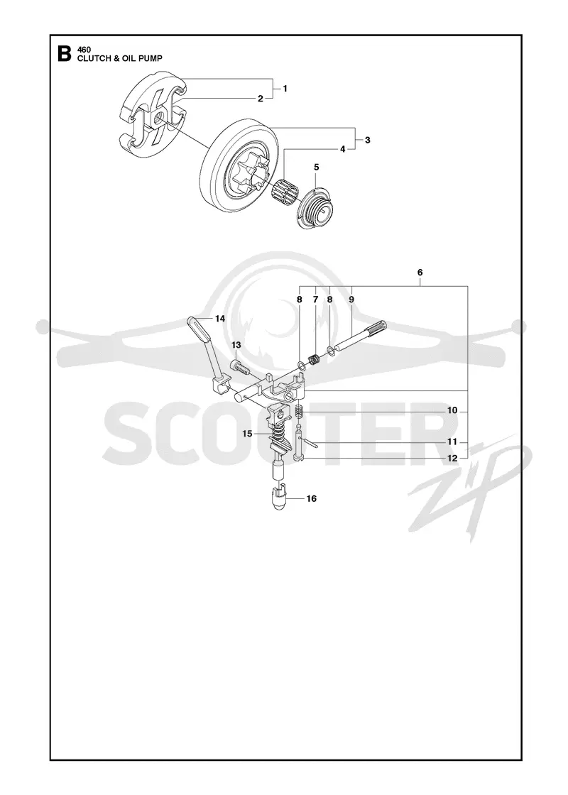 CLUTCH & OIL PUMP