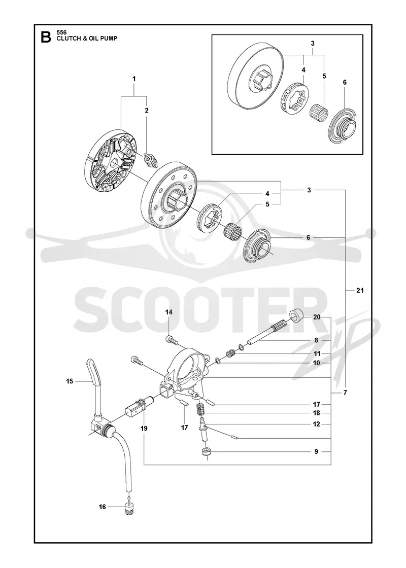 CLUTCH & OIL PUMP