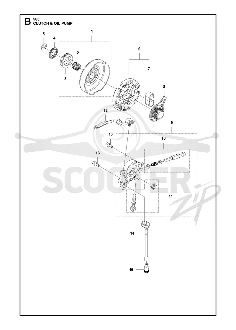 CLUTCH & OIL PUMP