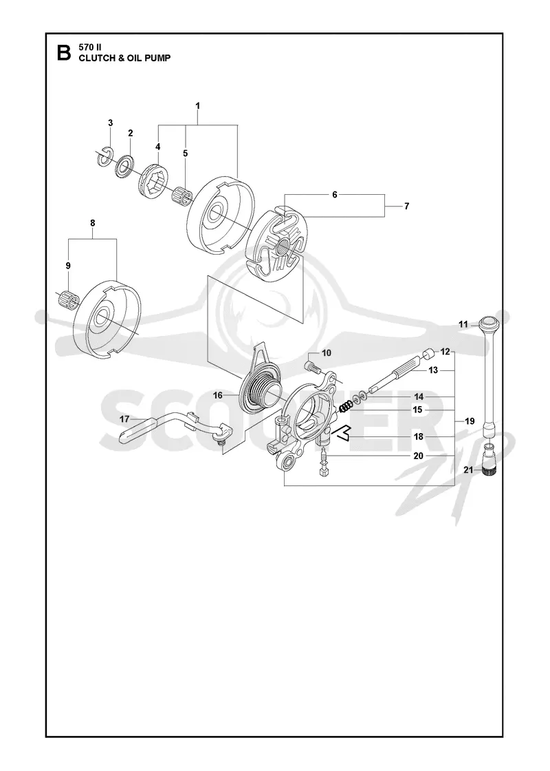 CLUTCH & OIL PUMP