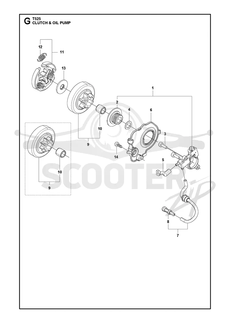 CLUTCH & OIL PUMP