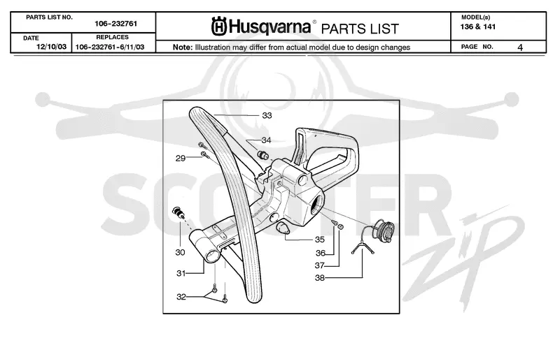 FUEL TANK & HANDLE