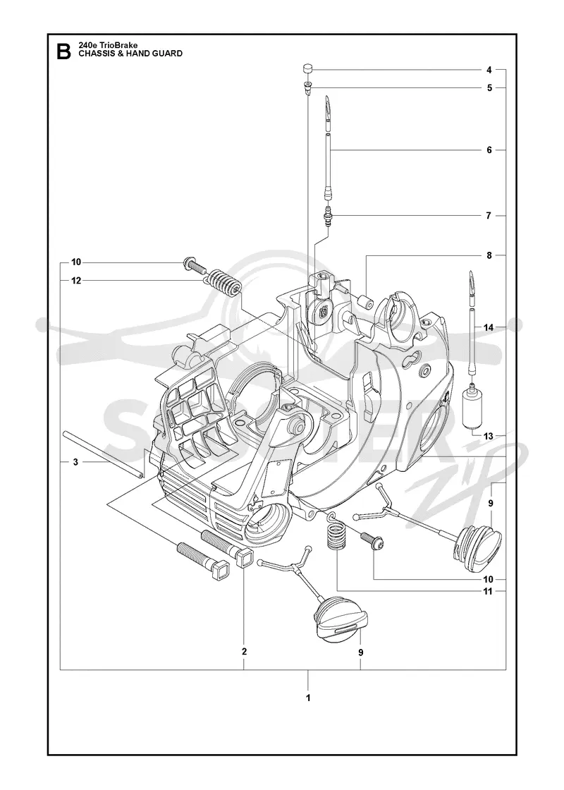 FUEL TANK & HANDLE