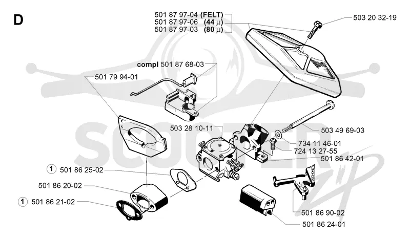 CARBURETOR & AIR FILTER