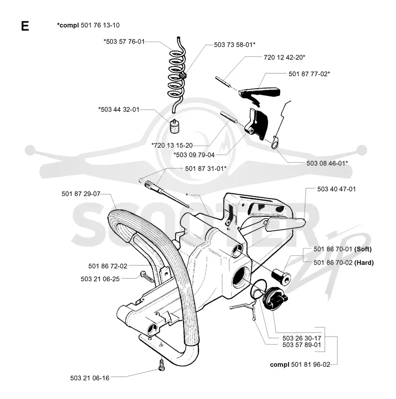 FUEL TANK & HANDLE