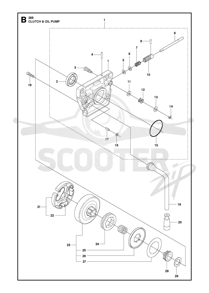 CLUTCH & OIL PUMP