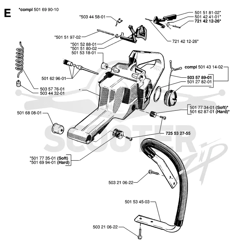 FUEL TANK & HANDLE