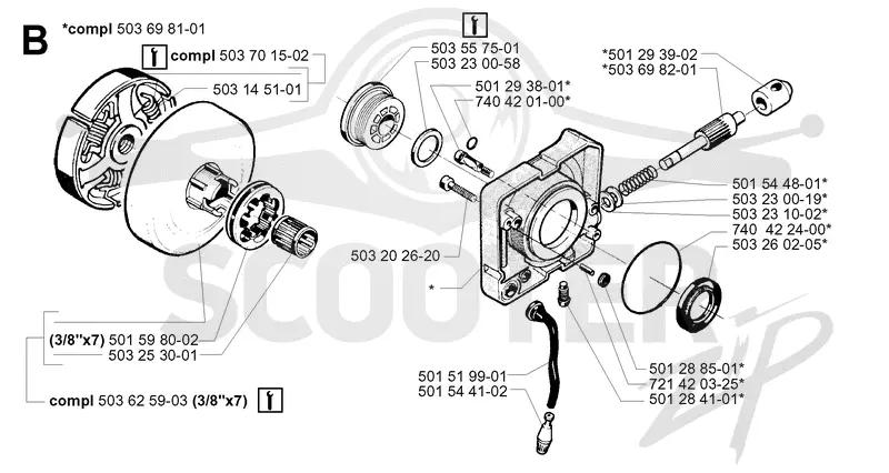 CLUTCH & OIL PUMP