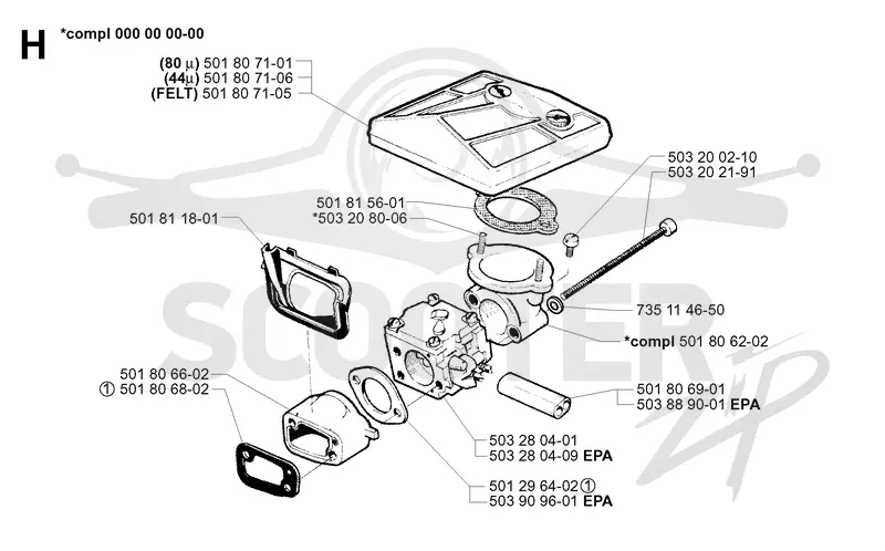 CARBURETOR & AIR FILTER