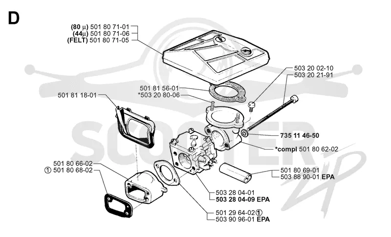 CARBURETOR & AIR FILTER