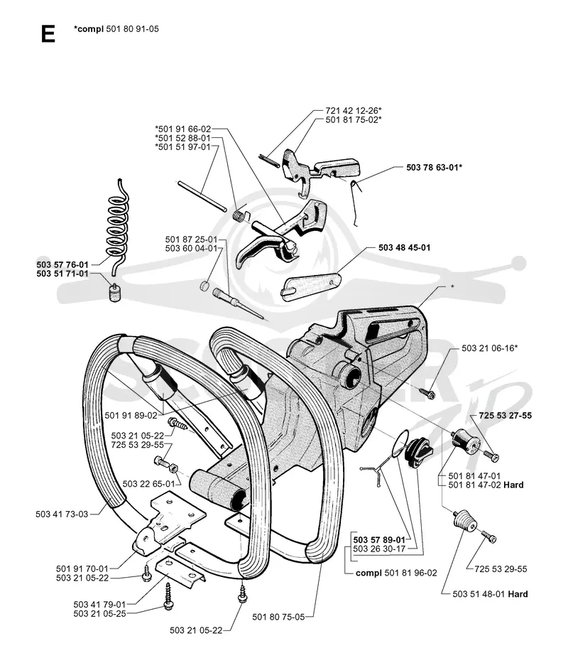FUEL TANK & HANDLE