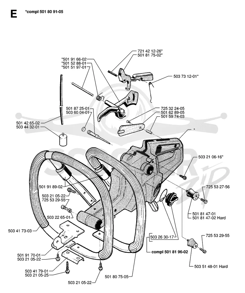 FUEL TANK & HANDLE