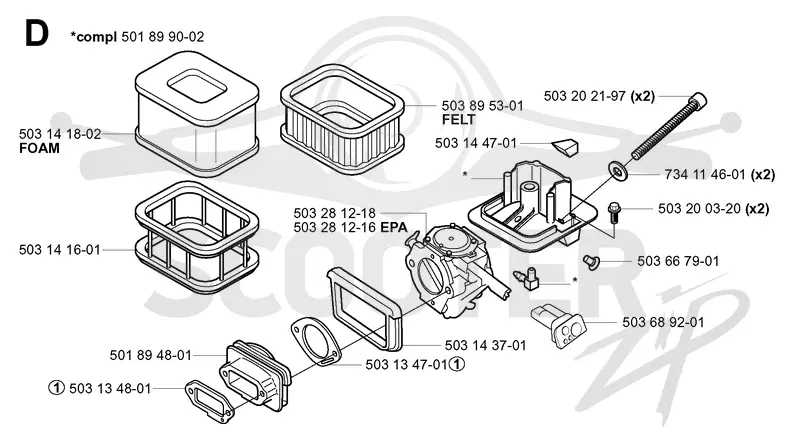CARBURETOR & AIR FILTER