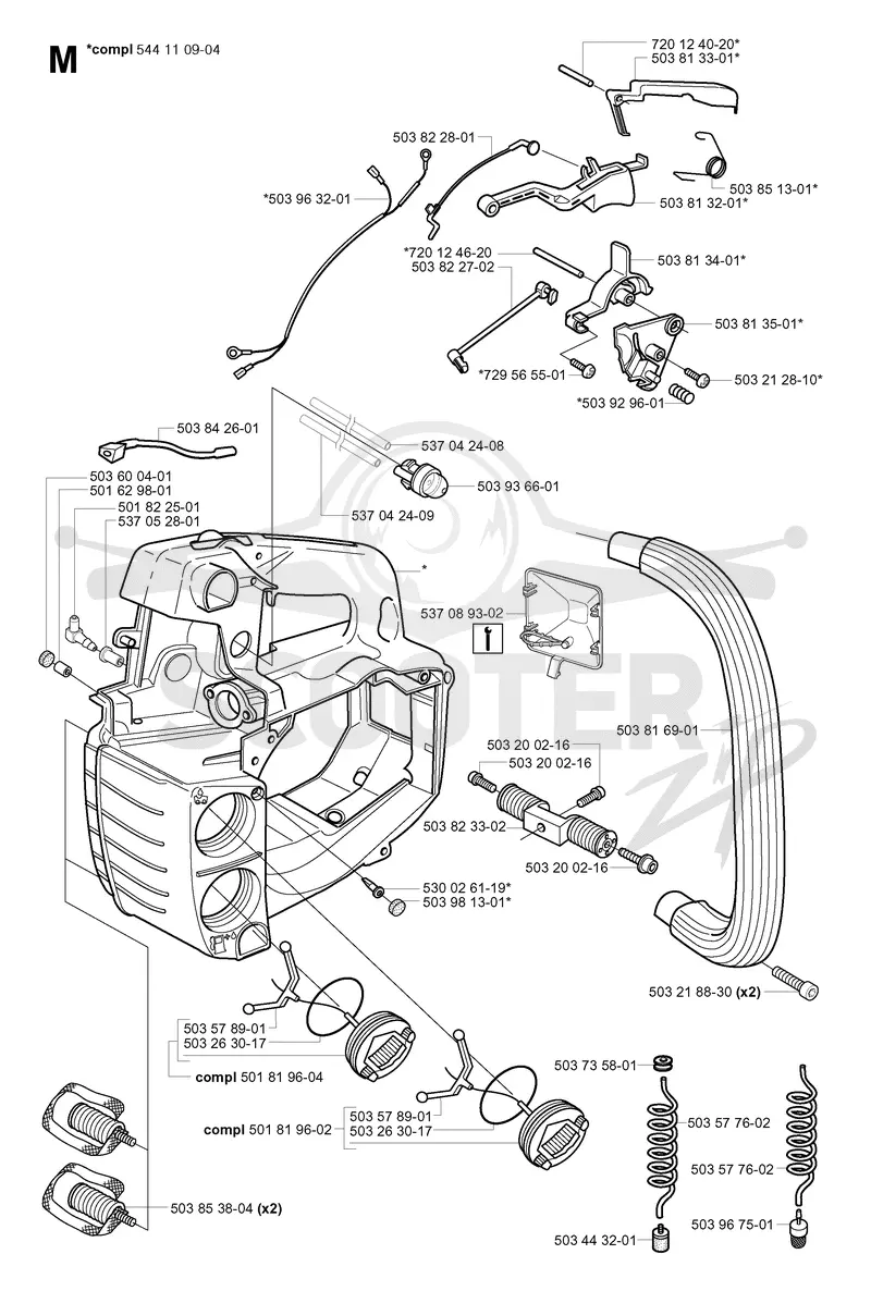 FUEL TANK & HANDLE