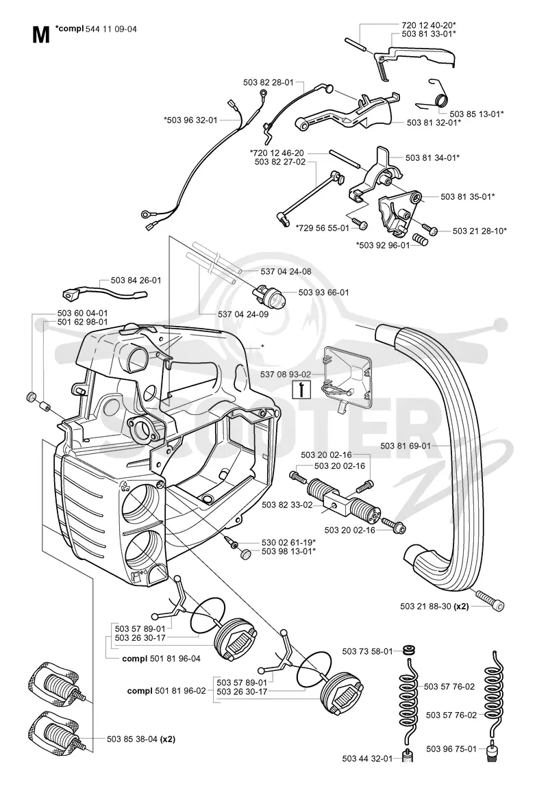 FUEL TANK & HANDLE
