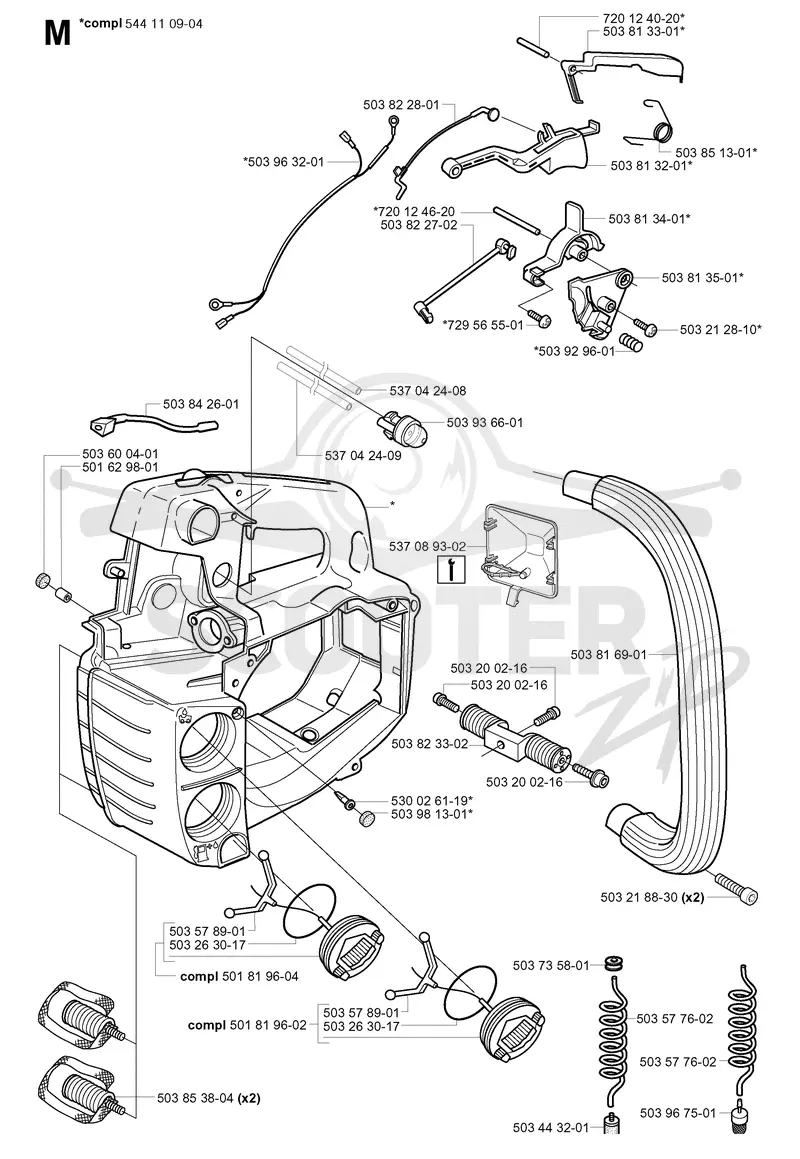 FUEL TANK & HANDLE