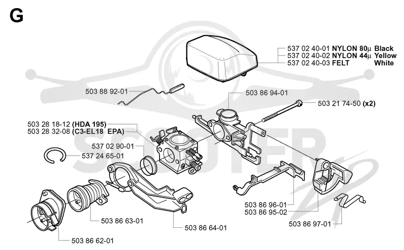 CARBURETOR & AIR FILTER