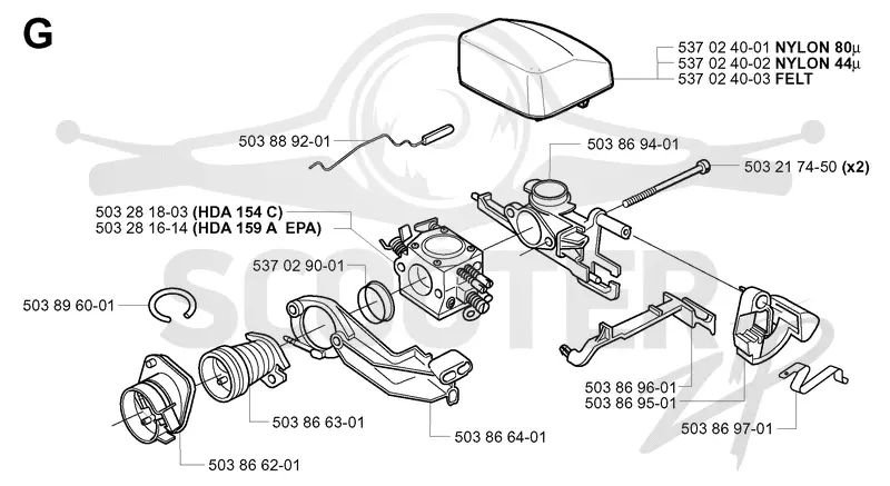 CARBURETOR & AIR FILTER